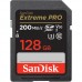 SanDisk SDXC 128Gb UHS-I U3 R200/W90MB/s Extreme Pro V30